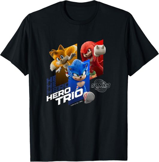 Discover Sonic the Hedgehog 3 - "Hero Trio" T-Shirt