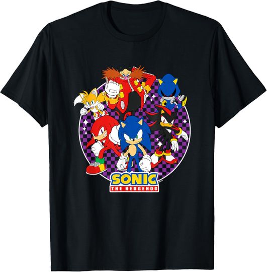 Discover Sonic The Hedgehog Heroes & Villains Epic Portrait T-Shirt