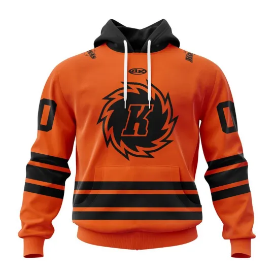 Discover Personalized Fort Wayne Komets 2025/26 Orange Hoodie Pullover, Fan Gear Gift