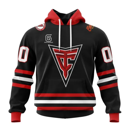 Personalized Twin City Thunderbirds 2025/26 Black Hoodie Pullover Fan Gear Gift