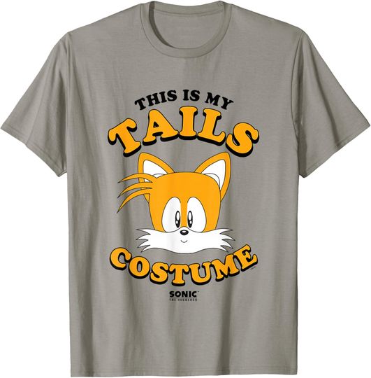 Discover Sonic The Hedgehog Halloween This Is My Tails Retro Costume T-Shirt