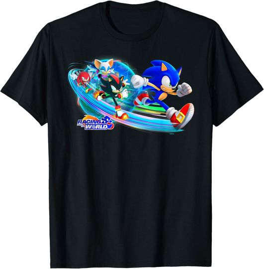 Discover Sonic the Hedgehog - Racing Around the World key art T-Shirt