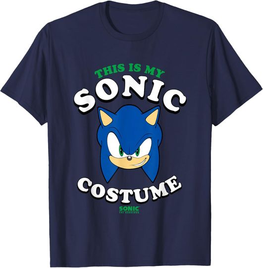 Discover Sonic The Hedgehog Halloween This Is My Sonic Costume T-Shirt