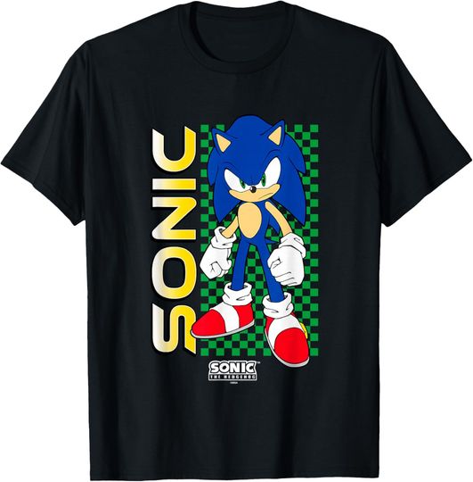 Discover Sonic The Hedgehog Ready For Action Heroic Pose T-Shirt