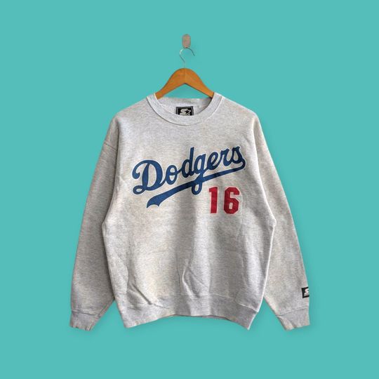vintage 1995 Los Angeles dodgers sweatshirt Los Angeles dodgers crewneck Los Angeles dodgers sweater pullover nice gray colour size large