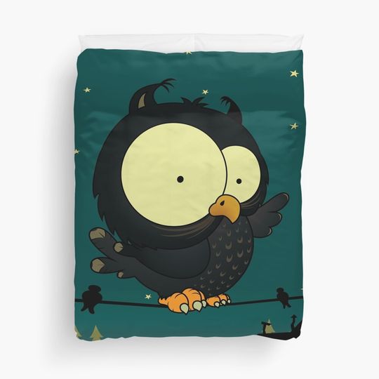 Discover Little owl Duvet Cover