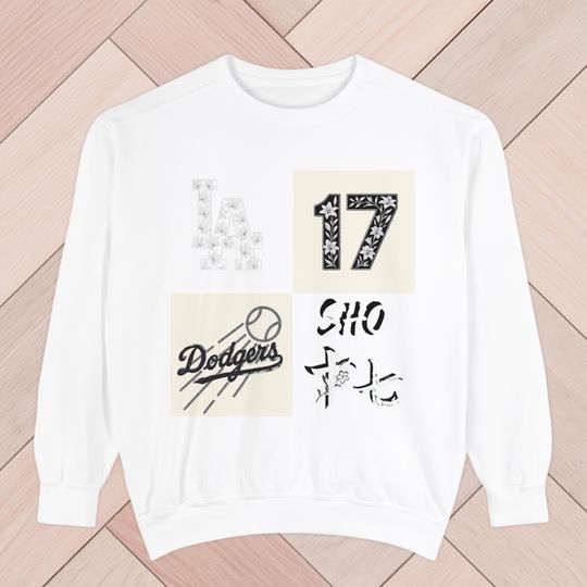 Discover Shohei Ohtani - Japanese Inspired Trending Sweatshirt, Printed La Dodgers, Unique Wear Designs, Comfort Colors