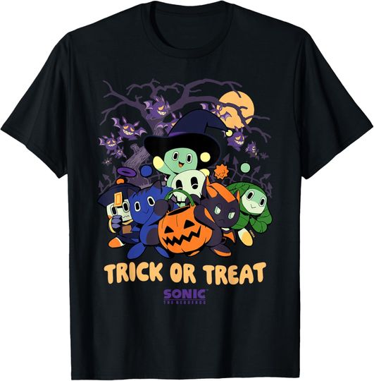 Discover Sonic The Hedgehog - Chao Tales Halloween Trick or Treat T-Shirt