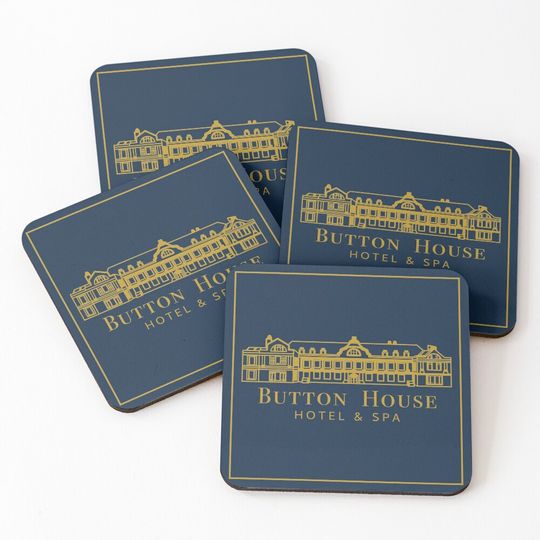 Discover button house hotel & spa Coasters (Set of 4)