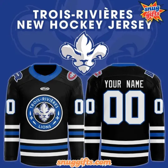 Discover Personalized Trois-Rivières Lions Ice Hockey Season 2025–2026 Hockey Shirt Gift