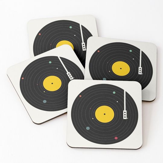 Discover Music Everywhere Coasters (Set of 4)