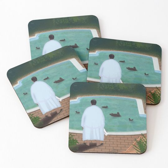 Discover Him, with those ducks... Coasters (Set of 4)