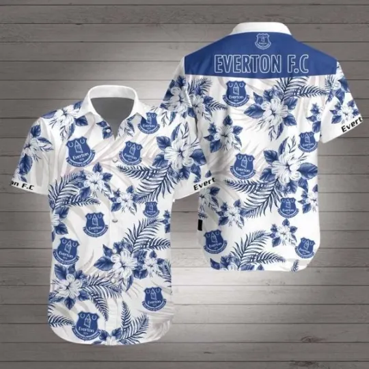 Discover Everton FC Hawaiian Shirt