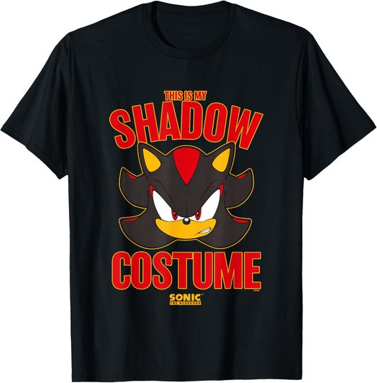 Discover Sonic The Hedgehog Halloween This Is My Shadow Costume T-Shirt
