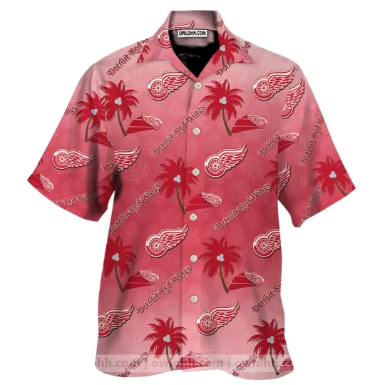 Discover Detroit Red Wings Hawaiian Shirt