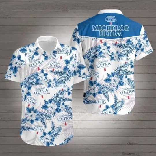 Discover Michelob Ultra Hawaiian Shirt