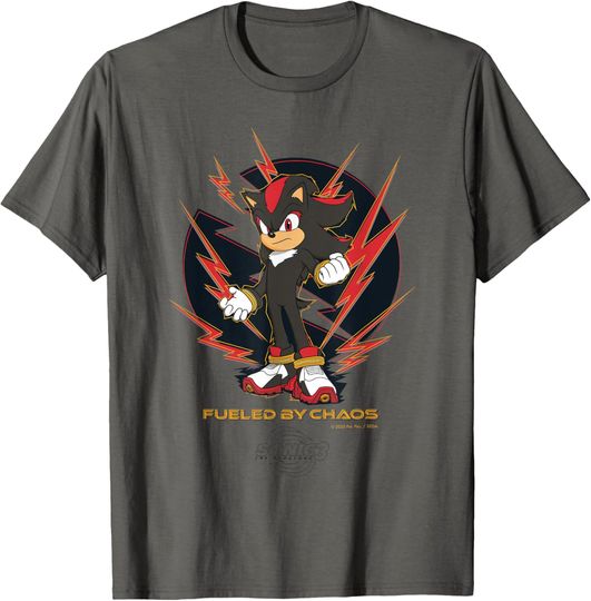 Discover Sonic the Hedgehog 3 - Shadow "Fueled by Chaos" T-Shirt