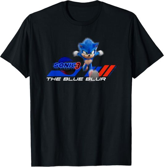 Discover Sonic the Hedgehog 3 - Sonic "The Blue Blur" T-Shirt