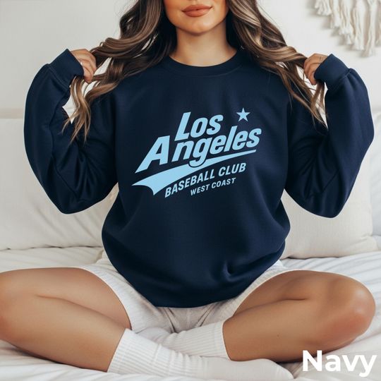 Discover Los Angeles Baseball Sweatshirt:  Baseball Graphic Tee, Unisex