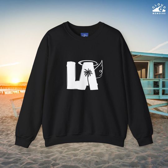 Discover Los Angeles Sweatshirt: Angels LA Palm Tree Sweater, Malibu Santa Monica Beverly Hills Sweater