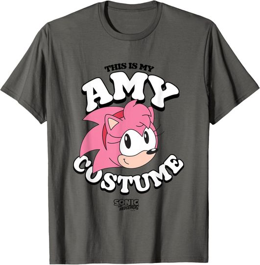 Discover Sonic The Hedgehog Halloween This Is My Amy Retro Costume T-Shirt