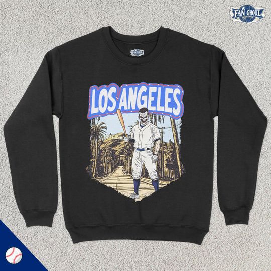 Discover Los Angeles Baseball Crewneck, American Team Sports Sweatshirt, US Sports Clothing, Baseball Fan Gift, Baseball Lover Apparel, Vintage