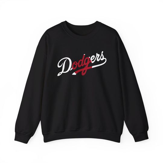 Discover Dodgers Japanese Pride Crewneck