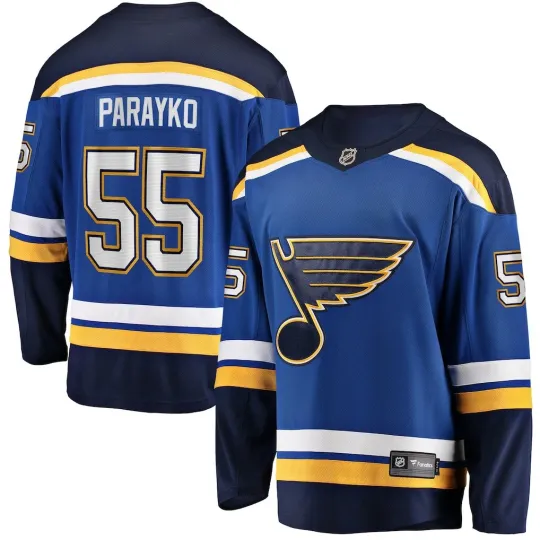 St. Louis Blue Parayko Men's Hockey Jersey