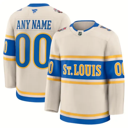 Discover Customizable St. Louis Blue 2025 NHL Winter Classic Premium Jersey