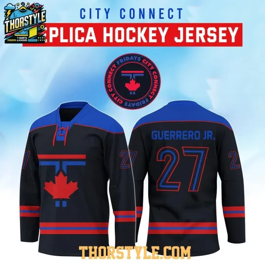 Discover Toronto Blue Jay Guerrero Jr. 2025 Personalized Hockey Jersey All Size