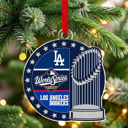 Discover D Acrylic Ornament, Baseball Ornament, D Christmas Ornament, Champion Gift For Ornaments Decor, 2025 Series Champion