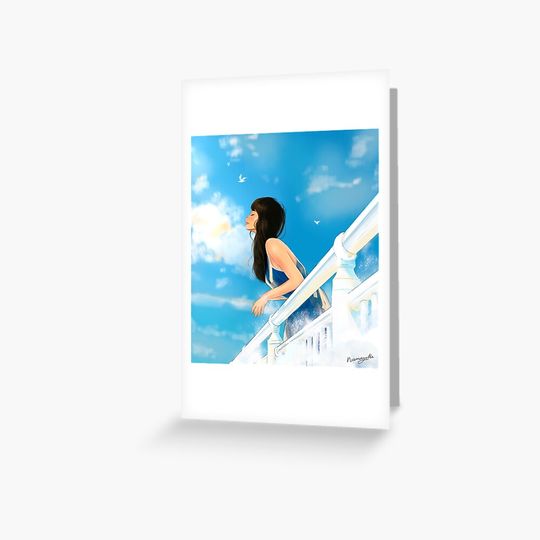 Discover Breathe the sun Greeting Card