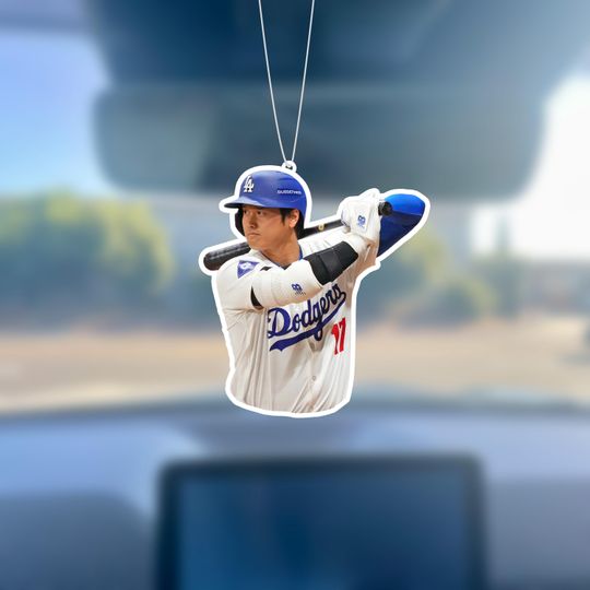 Discover Shohei Ohtani Hanging Air Freshener/Christmas tree ornament/Stocking Stuffer/Los Angeles
