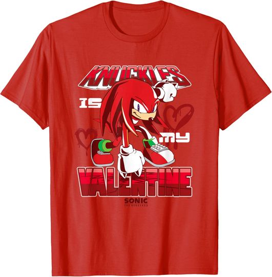 Discover Sonic The Hedgehog Valentine's Day Knuckles My Valentine T-Shirt