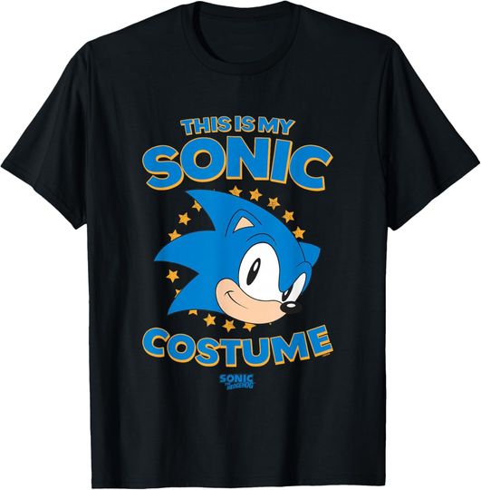 Discover Sonic The Hedgehog Halloween This Is My Sonic Retro Costume T-Shirt