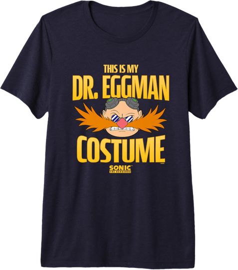 Discover Sonic The Hedgehog Halloween This Is My Dr. Eggman Costume Premium T-Shirt