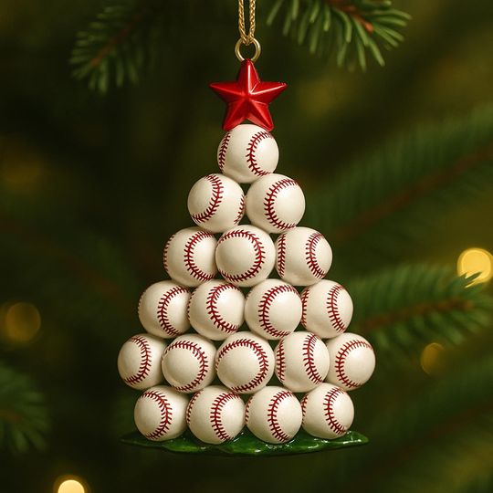Discover Personalized Sports Christmas Ornament 2025 - Kids Christmas Ornament, Baseball Ornament, Jesus Baseball Ornament 2025 Christmas Gift