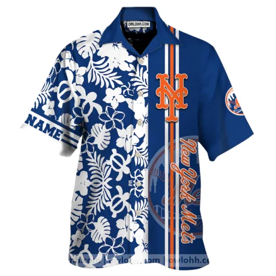 Discover Personalized New York Mets Hawaiian Shirts Short Beach