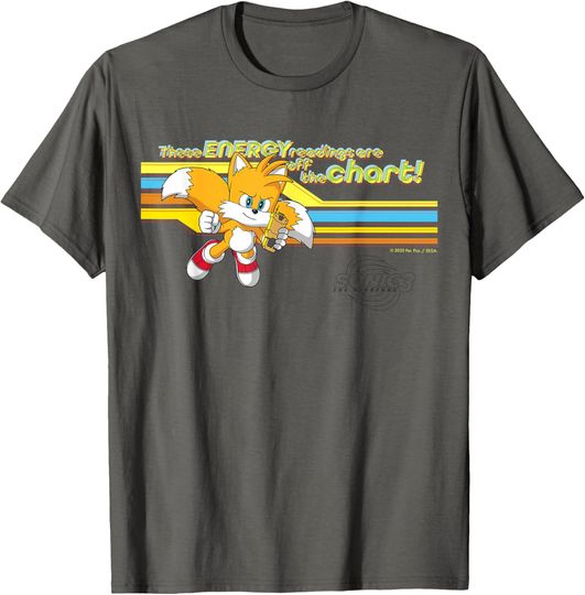 Discover Sonic the Hedgehog 3 - Tails "Energy Readings" T-Shirt