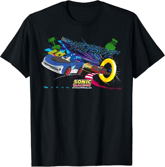 Discover Sonic Racing CrossWorlds - Race Through The Rift T-Shirt