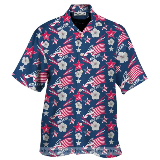 Discover Atlanta Braves Baseball Hawaiian Shirt