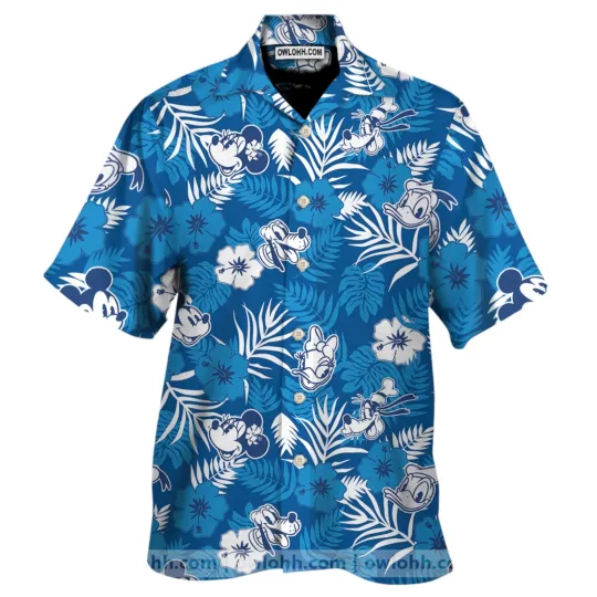 Discover Donald Duck Floral Hawaiian Shirt