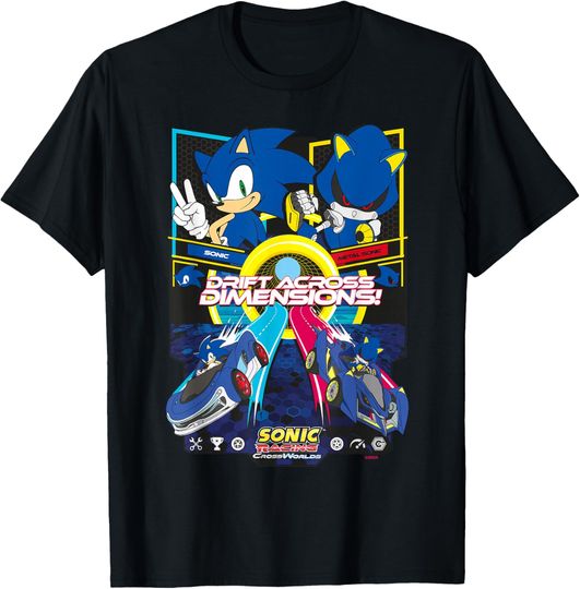 Discover Sonic Racing CrossWorlds - Sonic VS Metal Sonic T-Shirt
