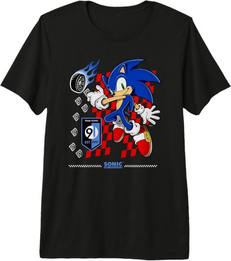 Discover Sonic The Hedgehog Team Sonic Est. 1991 Cool Pose Poster Premium Tri-Blend T-Shirt