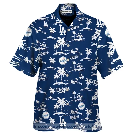 La Dodgers Hawaii Hawaiian Shirt Aloha Summer Beach Button Down