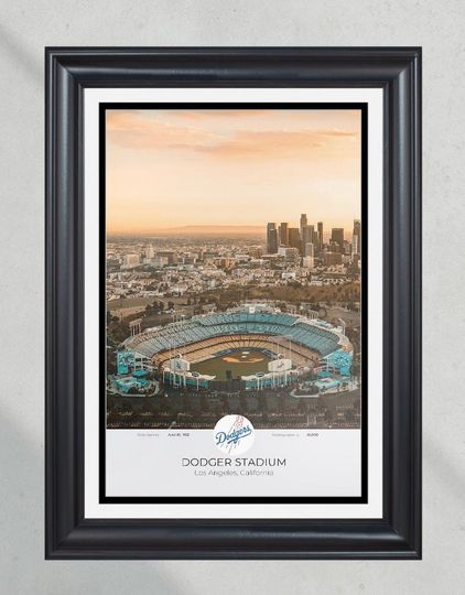 Los Angeles Dodgers Dodger Stadium Framed Print