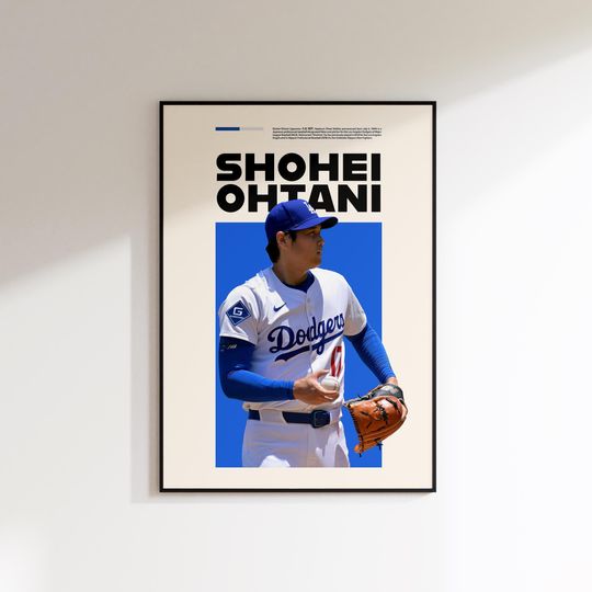 Discover Shohei Ohtani Poster, Baseball Minimal Poster, Shohei Ohtani  Print, Los Angeles Dodgers, Shohei Ohtani Fan Art, Baseball Poster, MBL