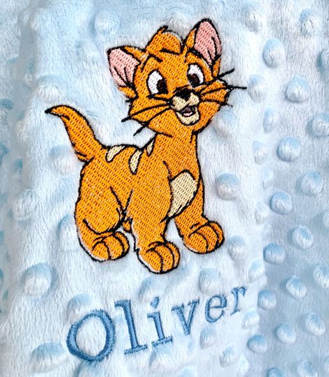 Discover Oliver and company baby blanket personalised