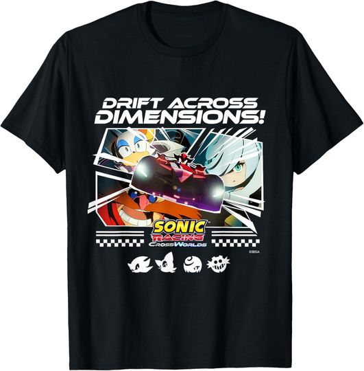 Discover Sonic Racing CrossWorlds - Drift Group T-Shirt