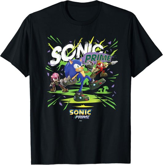 Discover Sonic the Hedgehog, Sonic Prime - Boscage Maze Trio T-Shirt